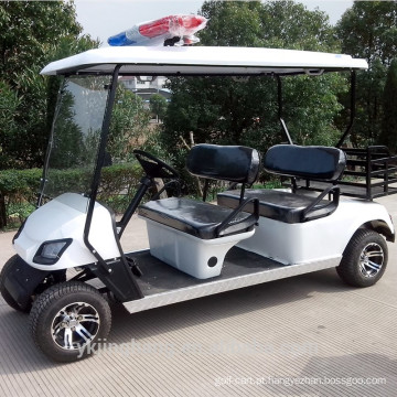 4 carros de golfe elétricos da polícia do seater para a comunidade